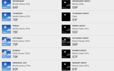 Quiet Remainder Of The Week