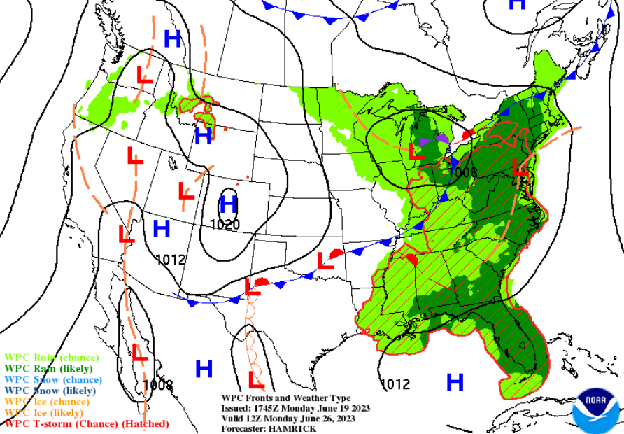 More rain and thunderstorms in the forecast for WABBLES and Kentucky. 