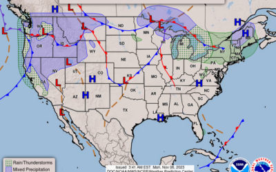 Nov. 6th; Early Week Warm-Up Brings Back Late Fall Feel