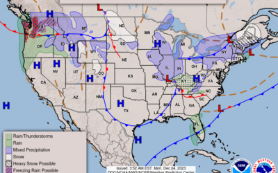 Dec. 4th; Mild Monday to Begin December