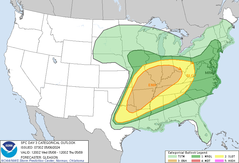 Active Week of Severe Weather Incoming
