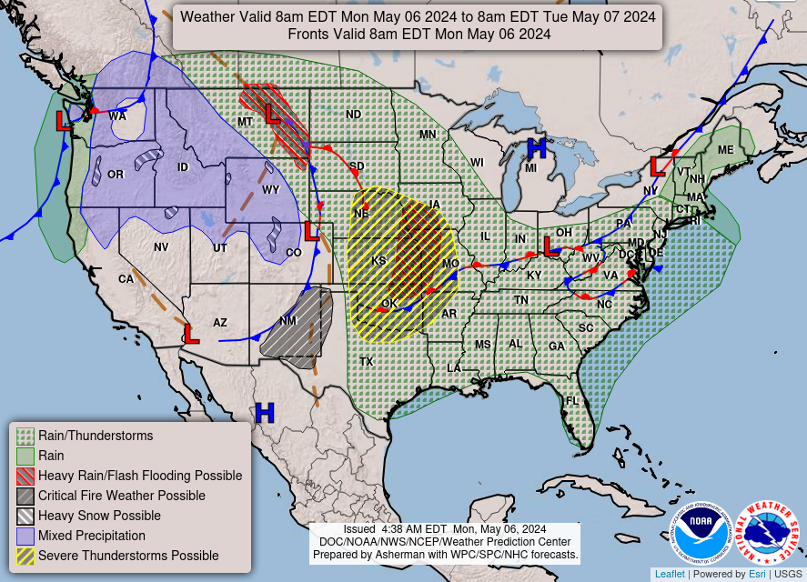 May 6th; Active Week of Severe Weather Incoming
