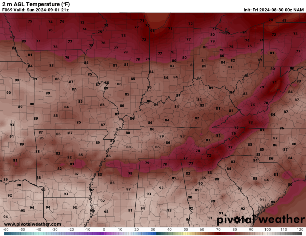 This image has an empty alt attribute; its file name is sfct-imp.us_ov-mon-1024x791.png
Warm, yes, but perhaps not quite as sweaty? (Pivotal Weather)