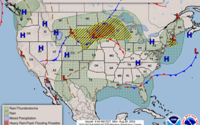 Aug. 26th; Scorching Hot Week Ahead for WABBLES