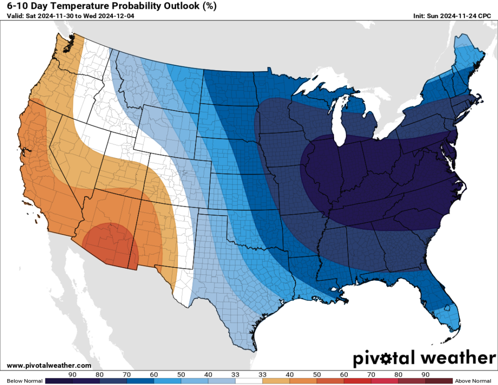 Thanksgiving Forecast Leaning Towards Rain