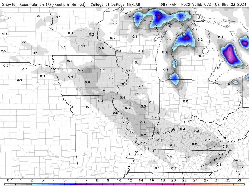 Finals Week Flurries Possible Today Across WABBLES