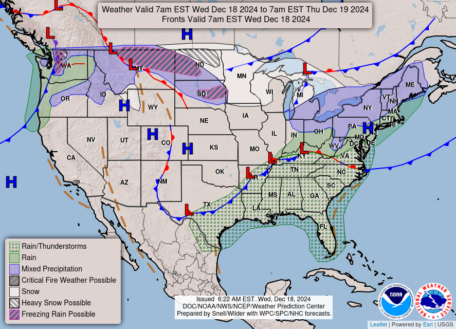 Wet Wednesday Brings Cooler Temperatures