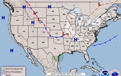 Dec. 2nd; Finals Week Flurries Possible Today Across WABBLES