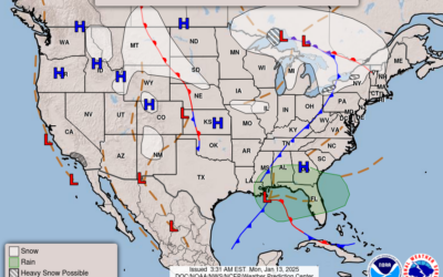 Jan. 13th; Brief Break from Active Pattern