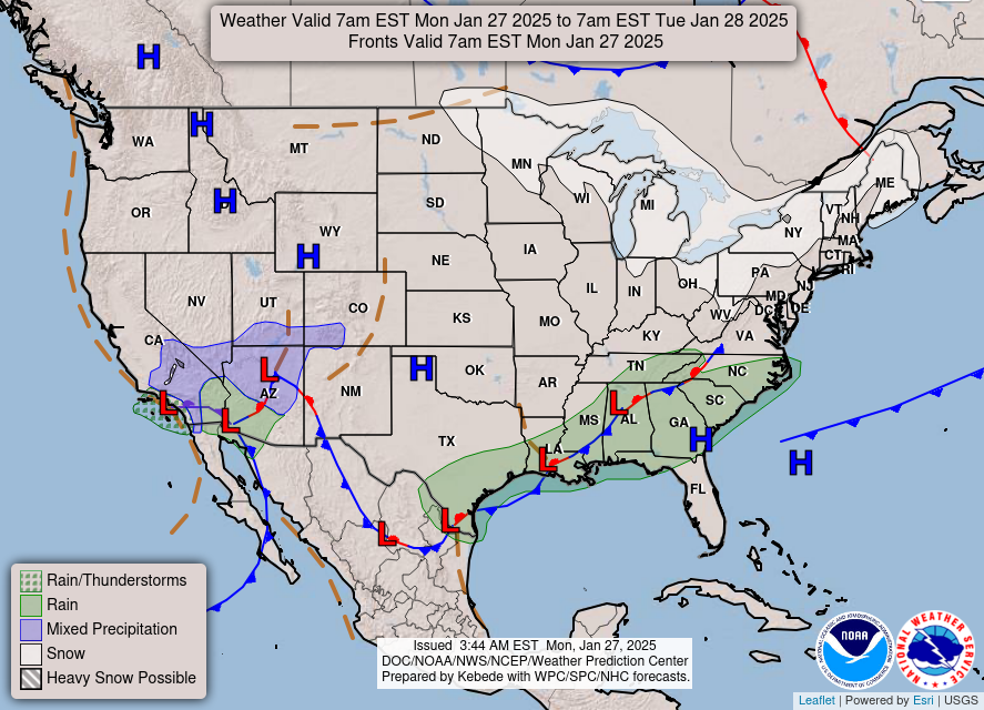 Jan. 27th; Final Week Warm-Up, Rain Rings in February