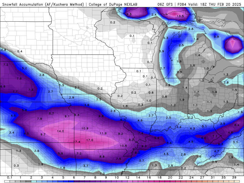 Snow on the Menu After Widespread Flooding