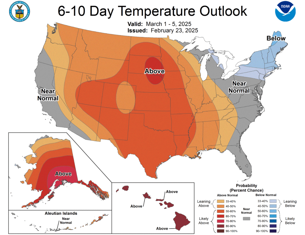 Calm, Warm Week Ahead for WABBLES