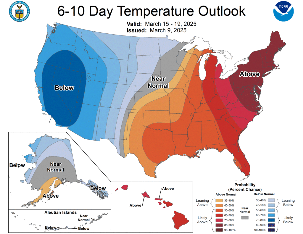 Warm, Calm Week Ahead Across WABBLES